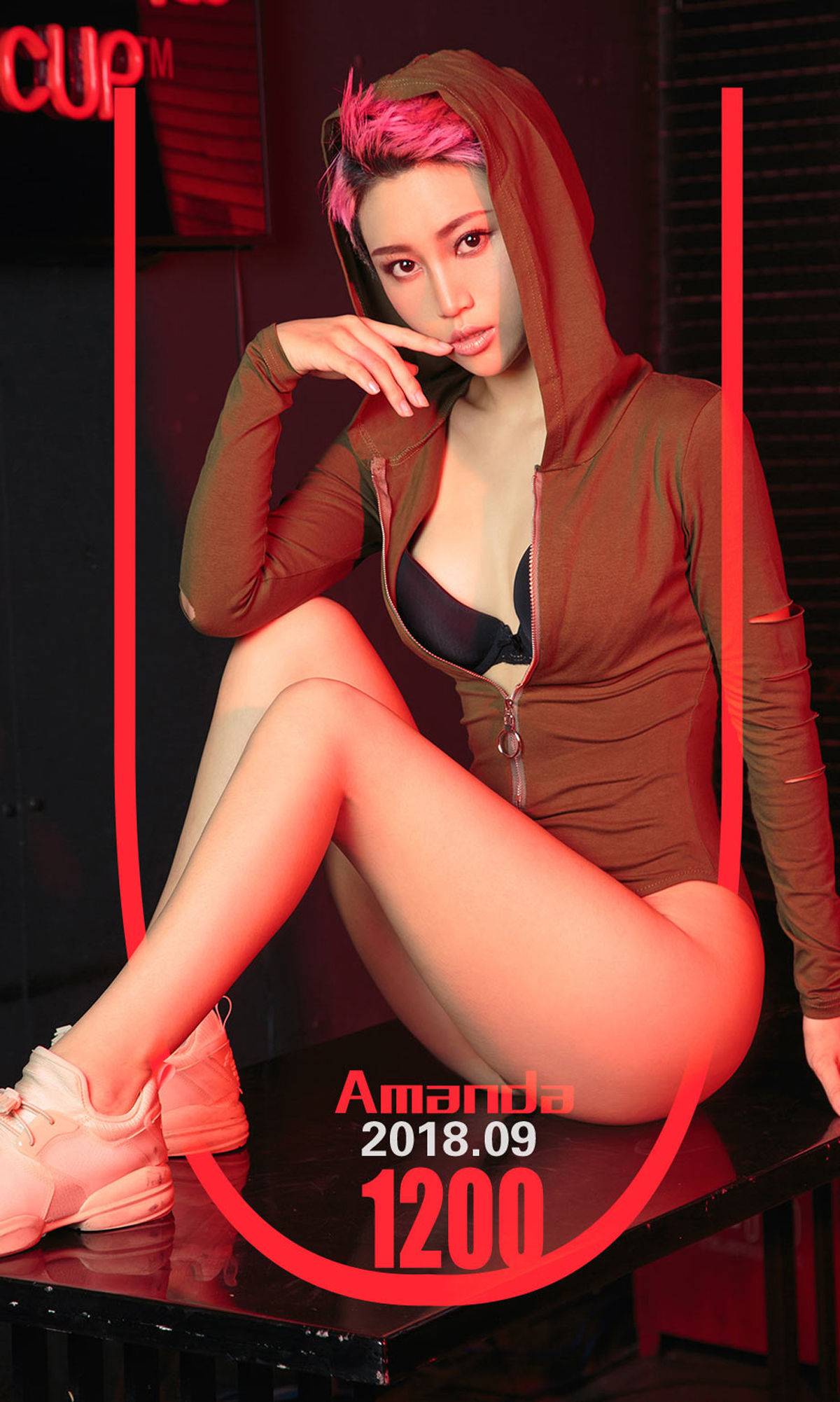 [尤果圈爱尤物] No.1200 Amanda 酷爽辣妹-看套图